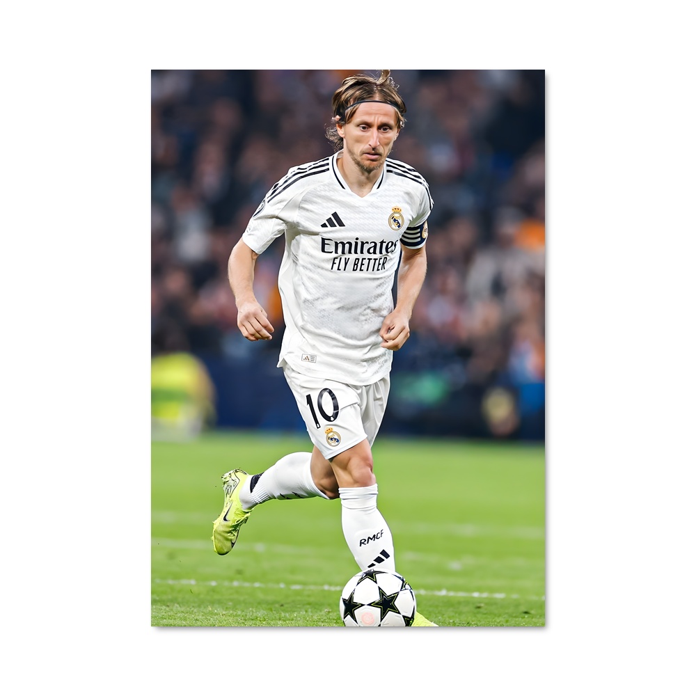 Poster Luka modric jaunes